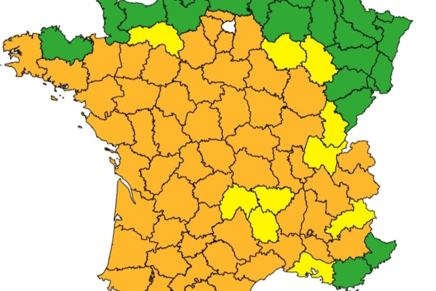Canicule : le Cher, l'Indre, l'Allier et la Nièvre en vigilance orange depuis ce mardi midi