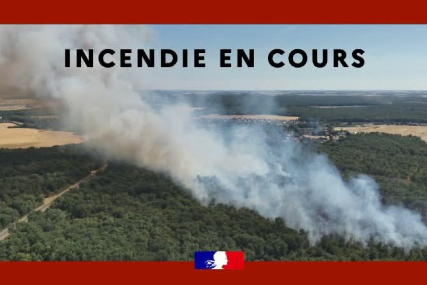 Incendie à Morthomiers : le confinement levé, 120 hectares déjà détruits